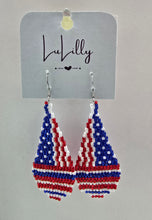 Load image into Gallery viewer, Patriotic Beaded Earrings - Choose Designs