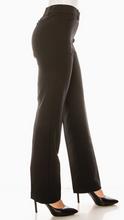 Load image into Gallery viewer, Black Straight Dress Pants