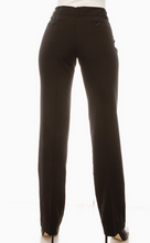 Load image into Gallery viewer, Black Straight Dress Pants