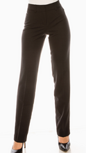 Load image into Gallery viewer, Black Straight Dress Pants