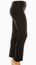 Load image into Gallery viewer, Black Wide Straight Dress Pants