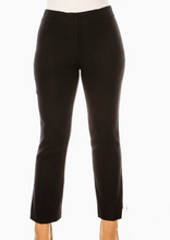 Load image into Gallery viewer, Black Wide Straight Dress Pants