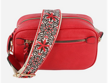 Load image into Gallery viewer, Boho Crossbody Purse w/Guitar Strap - Choose colors