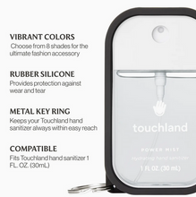 Load image into Gallery viewer, Jet Black Hand Mist Case Keychain