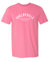 Load image into Gallery viewer, Soft Curved Shelbyville Ky Short Sleeve T-Shirt - Choose colors!