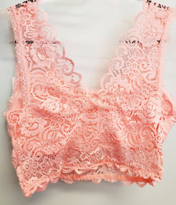Padded Lace Bralette - Also in Plus Sizes