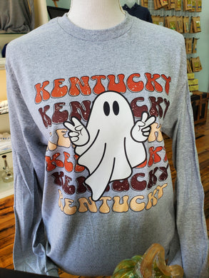 Boo Kentucky Long Sleeve T-Shirt