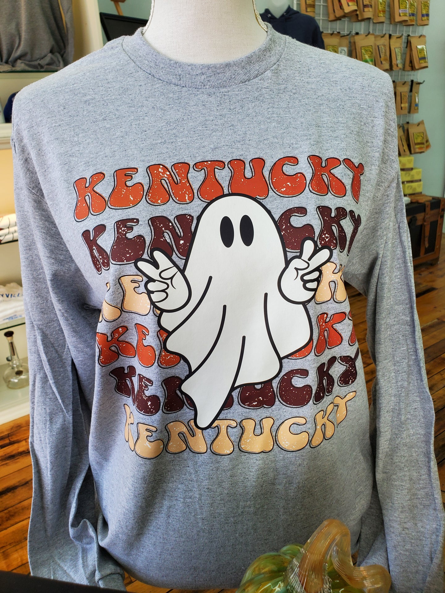 Boo Kentucky Long Sleeve T-Shirt