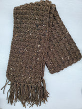 Load image into Gallery viewer, Hand Crocheted Scarf w/ Fringe - Choose Colors