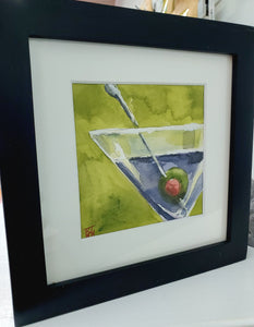 "Martini" Watercolor Painting by Ben Nay III