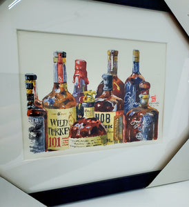 "The Collection" Watercolor Painting by Ben Nay III