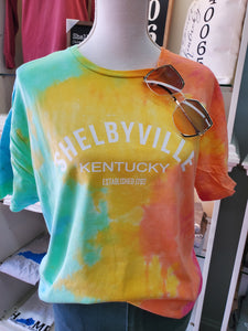 "Shelbyville, KY" Tie Dye - Choose Styles
