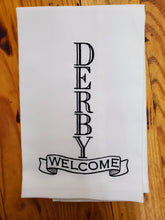 Load image into Gallery viewer, Derby Theme Embroidered Tea Towels - Choose Design