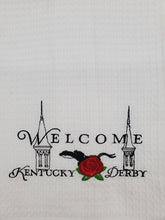 Load image into Gallery viewer, Derby Theme Embroidered Tea Towels - Choose Design