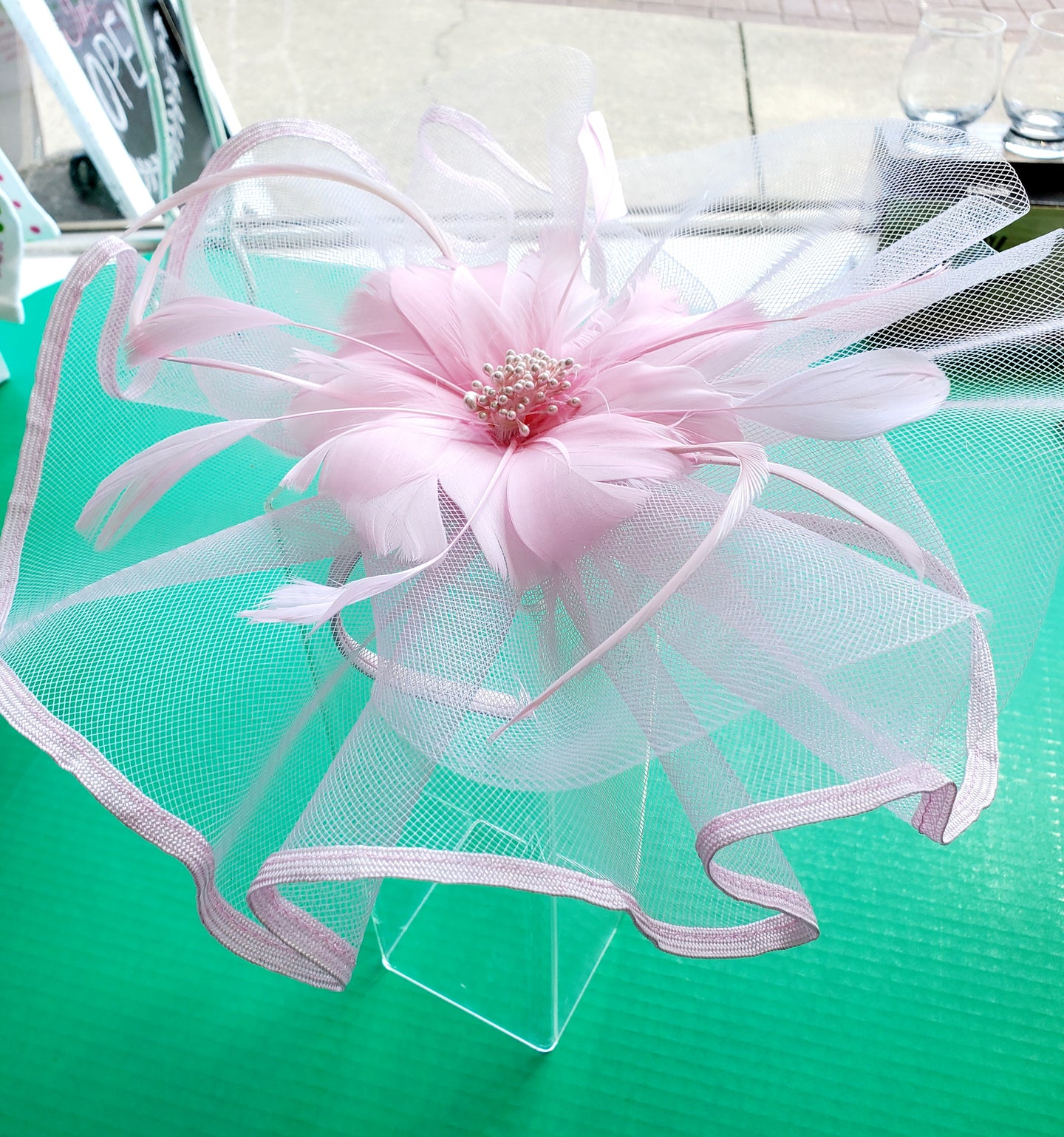 Soft Pink Fascinator