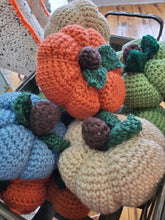 Load image into Gallery viewer, Crocheted Pumpkins - Choose Colors