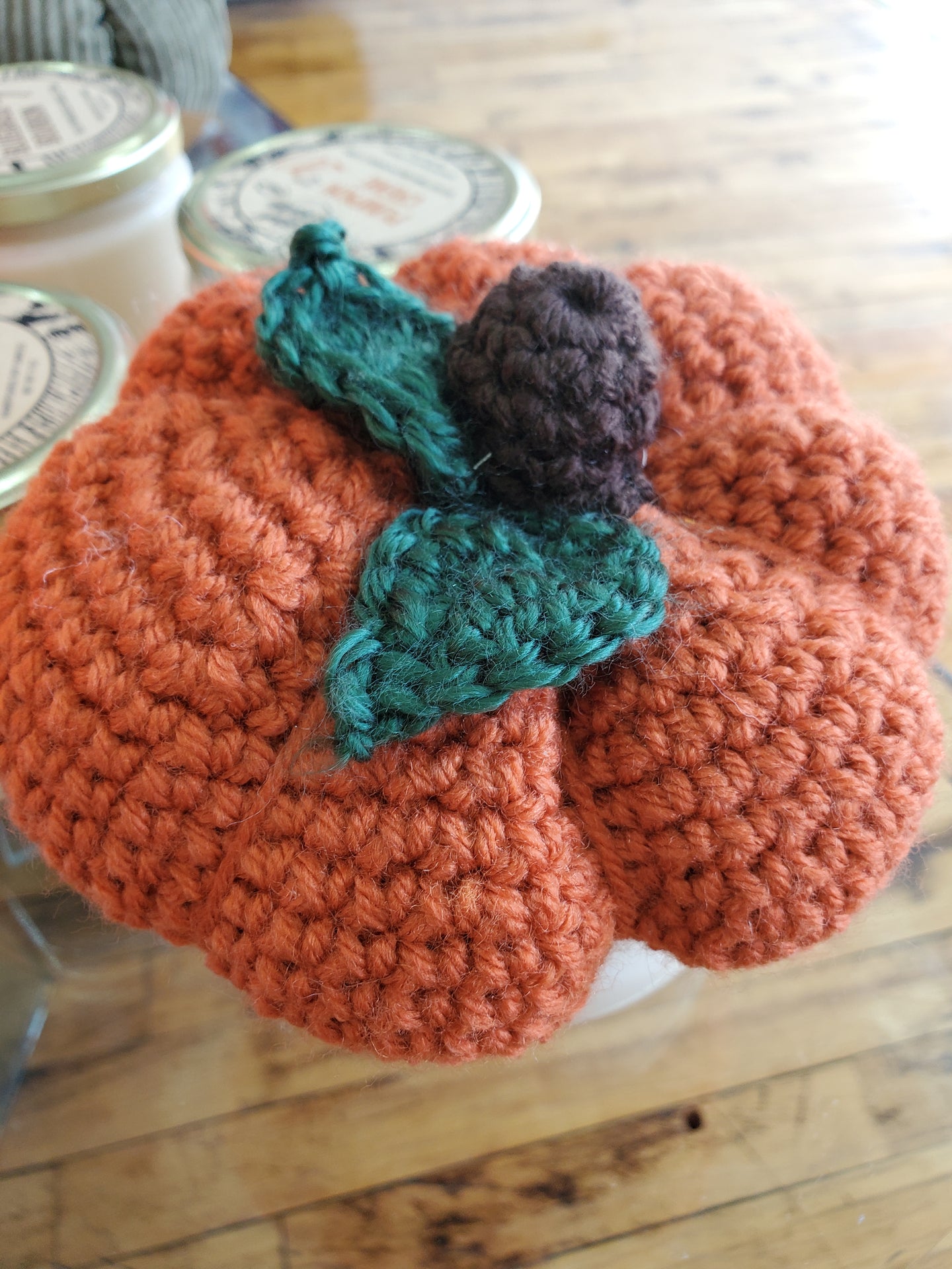 Crocheted Pumpkins - Choose Colors