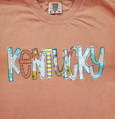 Floral Kentucky T-Shirt - Short Sleeve