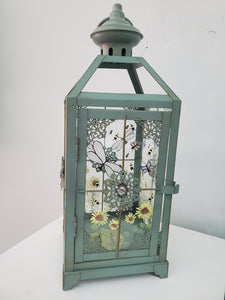 Hand-painted Lantern by Donna Owen