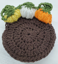 Load image into Gallery viewer, Crocheted Pumpkin Patch Coasters