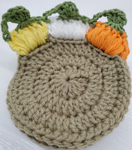 Load image into Gallery viewer, Crocheted Pumpkin Patch Coasters