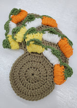 Load image into Gallery viewer, Crocheted Pumpkin Patch Coasters