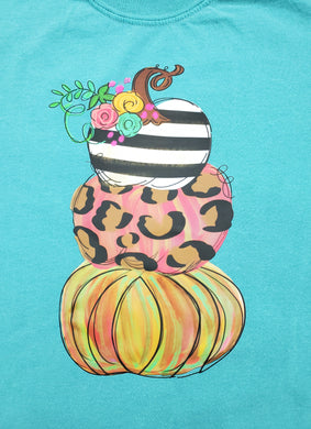 Stacked Pumpkins Long Sleeve T-Shirt