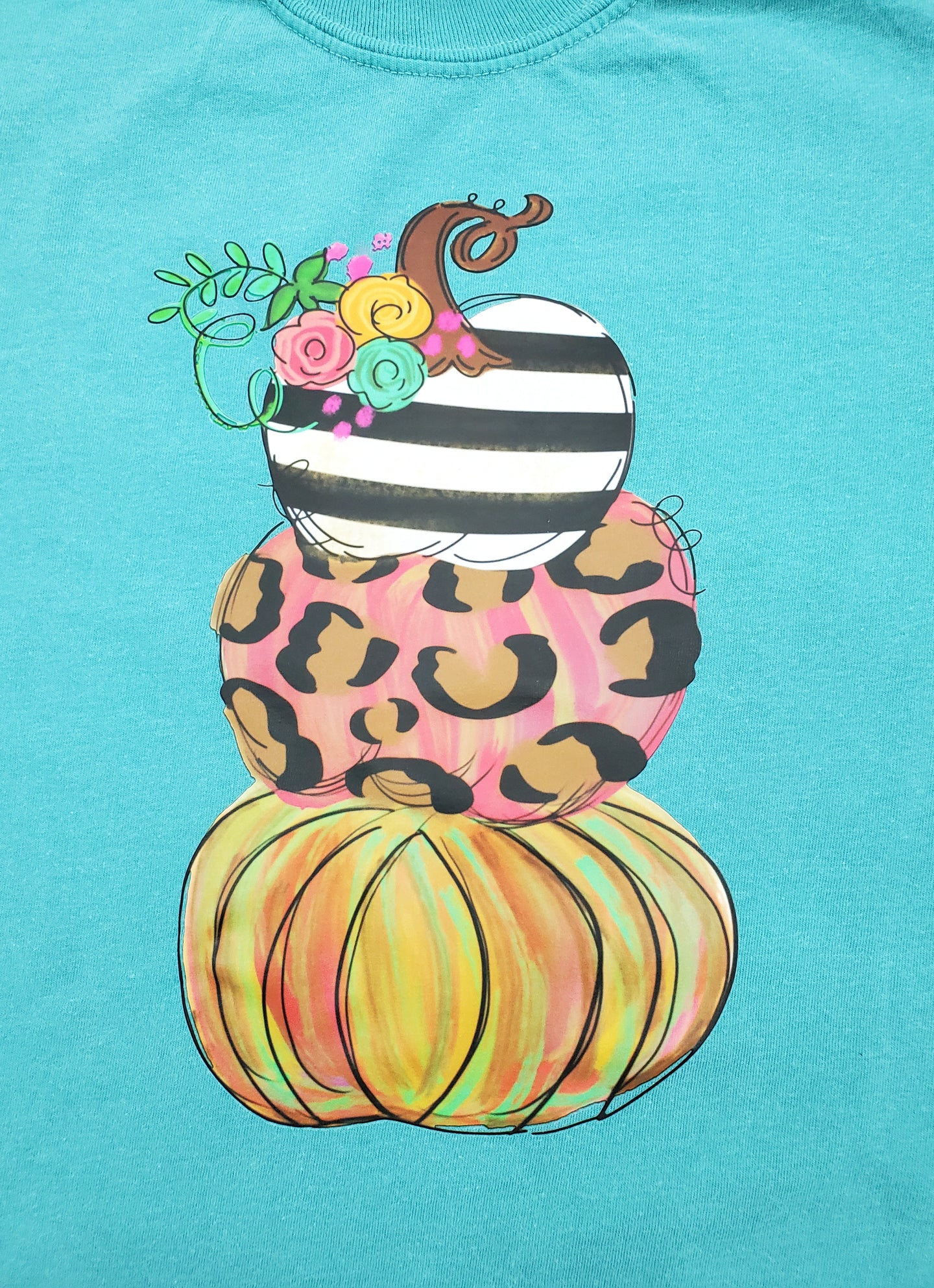 Stacked Pumpkins Long Sleeve T-Shirt