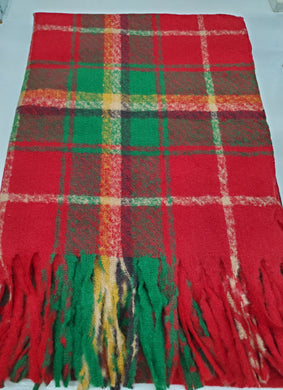 Red and Green Plaid Scarf