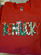 Load image into Gallery viewer, Christmas &quot;Kentucky&quot; Sweatshirt -  Choose Colors