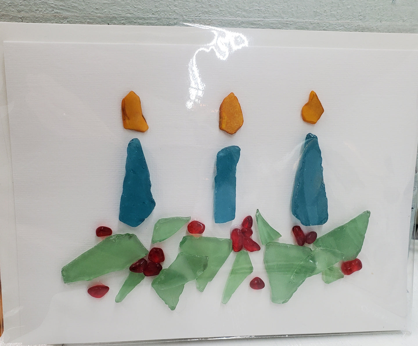 3D and Sea Glass Greeting Cards by Catherine Reed