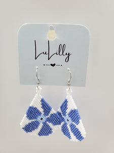 Beaded Teardrop Earrings by LuLilly - Choose Colors