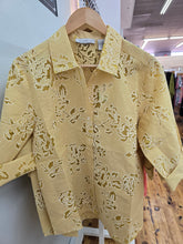 Load image into Gallery viewer, Golden Yellow Button Down Blouse