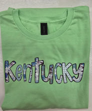 Load image into Gallery viewer, Soft KENTUCKY Floral Short Sleeve T-Shirt - Choose Colors