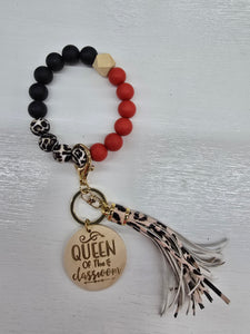 Beaded Wristlet with Wood Accent - Choice of Styles