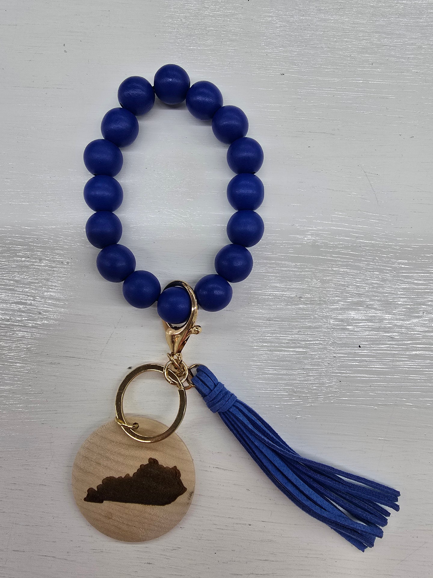 Beaded Wristlet with Wood Accent - Choice of Styles