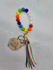 Beaded Wristlet with Wood Accent - Choice of Styles