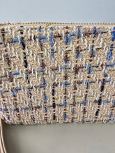 Load image into Gallery viewer, Multi Compartment Crossbody - Beige Sparkle Tweed