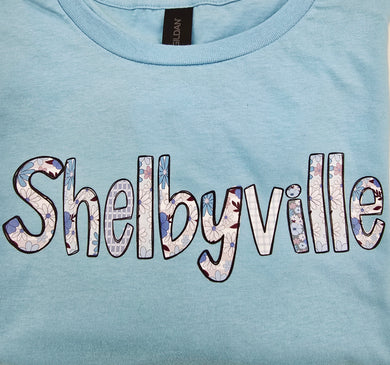 Soft SHELBYVILLE Floral Short Sleeve T-Shirt - Choose Colors