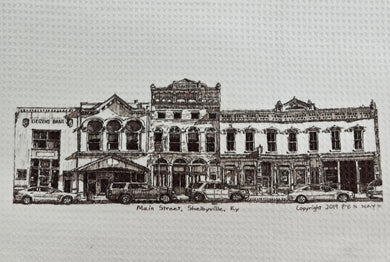 Ben Nay Main Street Tea Towel