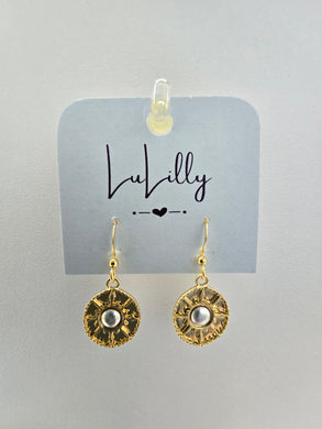Compass Gold Earrings by LuLilly