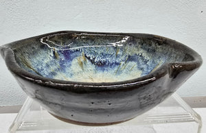 Scalloped Edge Handmade Pottery Bowl