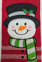 Load image into Gallery viewer, Holiday Embroidered Tea Towels - Choose Designs