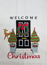 Load image into Gallery viewer, Holiday Embroidered Tea Towels - Choose Designs