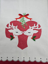 Load image into Gallery viewer, Holiday Embroidered Tea Towels - Choose Designs