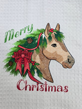 Load image into Gallery viewer, Holiday Embroidered Tea Towels - Choose Designs