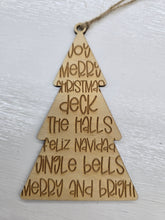 Load image into Gallery viewer, Wood Ornaments by Brook - Choose Designs