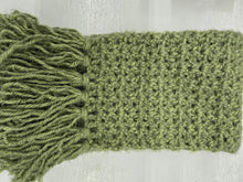 Load image into Gallery viewer, Soft Hand Crocheted Scarf w/ Fringe - Choose Colors