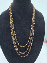 Load image into Gallery viewer, Layered Triple Strand Beaded Necklace