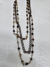 Load image into Gallery viewer, Layered Triple Strand Beaded Necklace